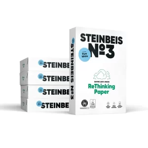 Steinbeis No.3 Pure White Recycled Copier Paper A4 80gsm Box2500