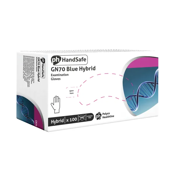 Shield Vinyl/Nitrile Mix Powder Free Gloves XLarge (100 Pack) GN70
