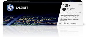 HP CF210X 131X High Yield Original LaserJet Toner Cartridge, Black, Single Pack