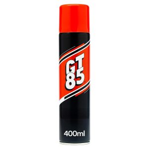 GT85 is a multi-purpose spray that lubes, cleans and protects