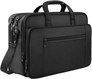 Laptop Bag 17 Inch, Large Laptop Messenger Shoulder Handbag Expandable with 2 Compartments