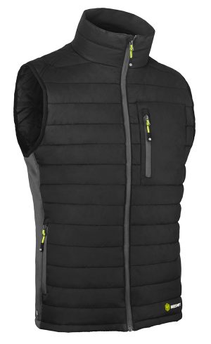 FLEX PADDED BODYWARMER BLK/GRY  C/W TIVOLI EMB RB